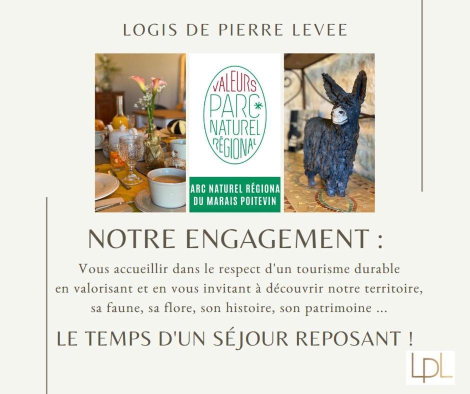 Logis De Pierre Levee Bed & Breakfast Bessines ภายนอก รูปภาพ