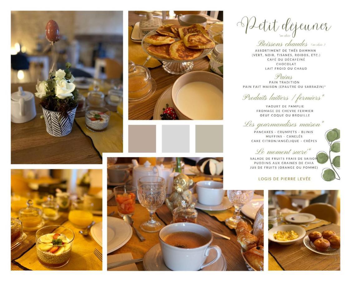 Logis De Pierre Levee Bed & Breakfast Bessines ภายนอก รูปภาพ